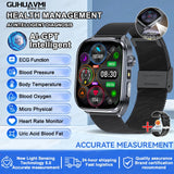 Noxwear - 2025 New Accurate ECG Smart Watch Heart Health Analysis Blood analysis Blood Lipid Blood Pressure BT call Smart Watches For Men