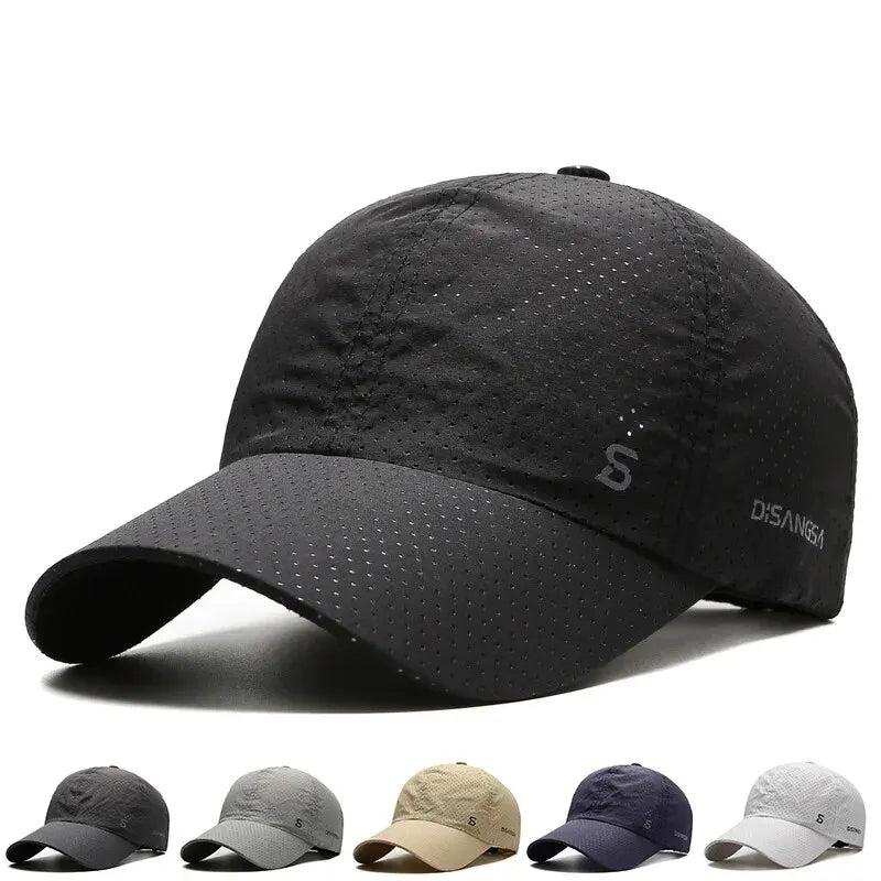 Noxwear-Original Design Running Cap Thin Quick Drying Breathable Duck Tongue Outdoor Men's Sun Summer Fishing Avisor Baseball Cap