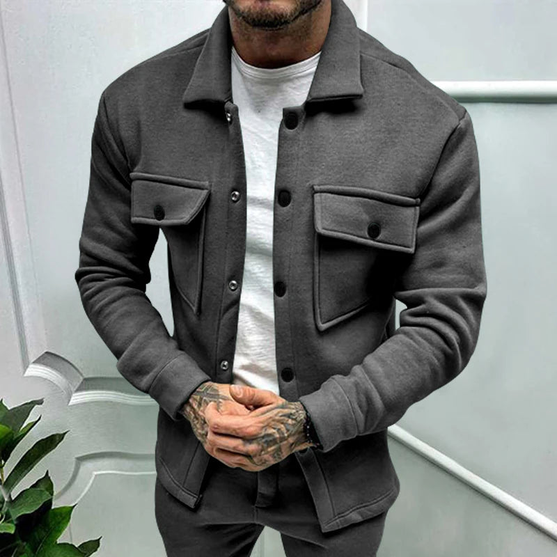 Noxwear -  Cross Border Amazon Winter New Men's Fleece Jacket Fashion
