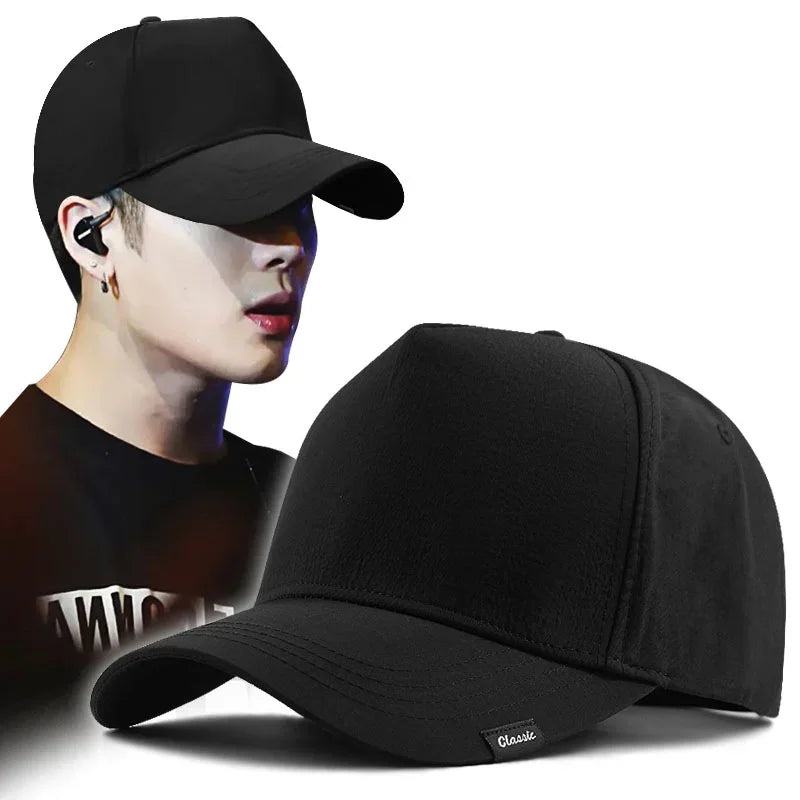 Noxwear-Brand Oohmy Baseball Hat for Men and Women, Quick Dry Hard Top, High Crown, Sports Hip Hop Caps, Big Head, Outdoor,