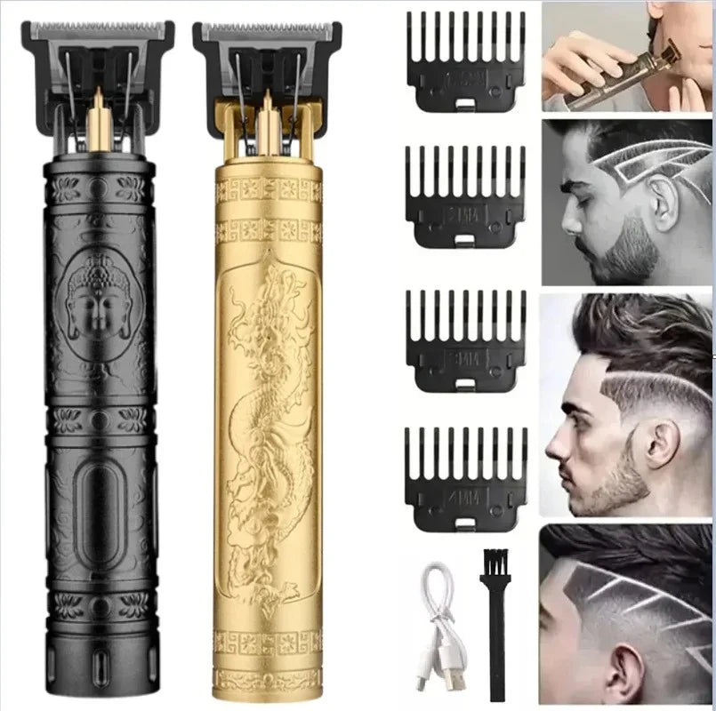 Noxwear - Vintage Hair Clipper Cordless Trimmer portable USB Fast Charging Hair Cutting Machine Electric Shaver Barber Professional Barber
