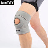 Noxwear - JASONTUTU 1PCS Breathable Four Spring Knee Support Brace Kneepad Adjustable Patella Knee Pads Safety