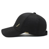 Noxwear-Men's breathable baseball cap, spring and summer fashionable baseball cap, wheat ear copper label outdoor casual baseball cap