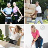 Noxwear - Lower Back Brace with 6 Stays Anti-skid Orthopedic Lumbar Support Breathable Waist Support Belt for Men Women Gym Pain Relief
