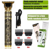 Noxwear - T9 Hair Clipper Repair Beard Shaving Body Hair Trimmer Clippers Electric Machine Men Haircut Machine 0mm Barber Shaver