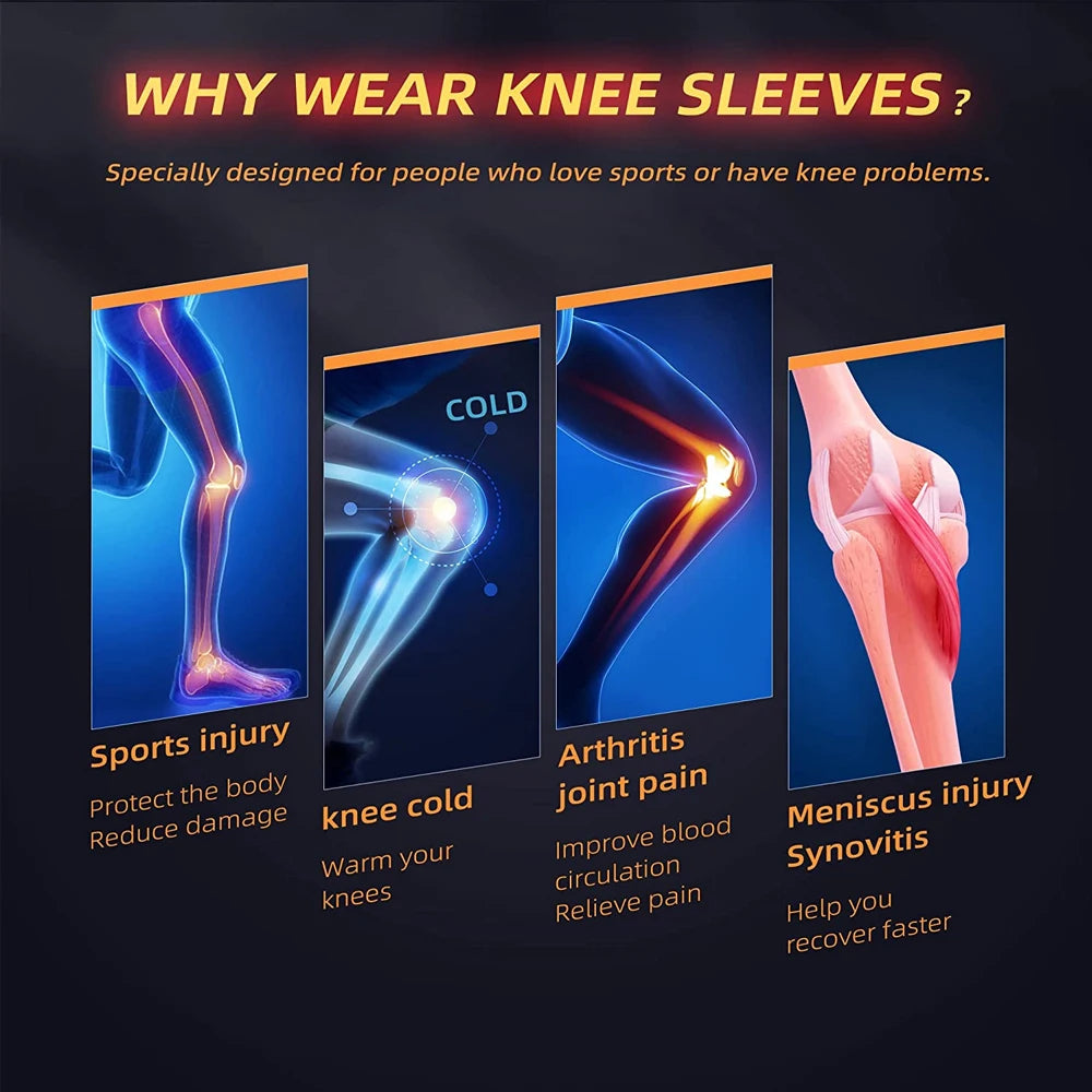 Noxwear - Copper Knee Brace for Arthritis Pain & Support-Copper Knee Sleeve for knee pain Compression sleeve for Sports,Knee Pain Relief