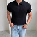 Noxwear - Summer Sports And Leisure Slim Fit T-Shirt Fashionable Men's Golf Polo Shirt Open Neck Breathable Quick Drying Short Sleeved Top