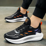 Noxwear - Men's Breathable Sports Shoes Spring New Mesh Casual Fashion Versatile Trendy Men's Shoes Summer Running Shoes Suitable for Outdoor Sports