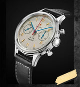 Noxwear - Men's watches 1963 pilot automatic watch 42mm waterproof retro quartz chronograph vintage dress watch