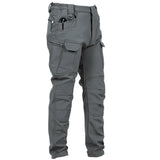 Noxwear - Men's Winter Pants Water Resistant Fleece Lined Snowboard Ski Softshell Tactical Pants with Multi-Pockets Outdoor Work Pants
