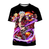 Noxwear - Summer Hot selling Anime Character Creative Design 3D Printing Cool and Personalized Fashion T-shirt