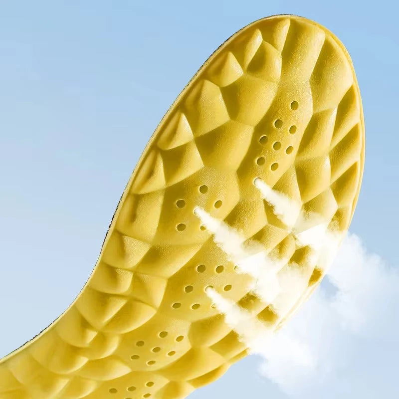 Noxwear - 4D Cloud Technology PU Sole Sports Insoles For Shoes Soft Breathable Shock Absorption Cushion Running Orthopedic Care Insoles