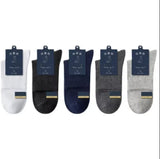 Noxwear - 10/5/3pairs Breathable Con Sports Stockings Men Bamboo Fiber Autumn and Winter Men Socks Sweat Absorption Deodorant.