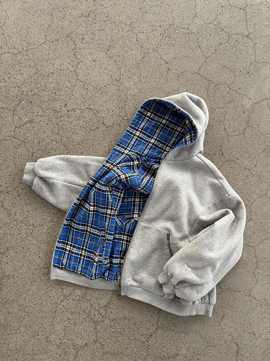 Noxwear - Luxury Reversible Plaid Hoodie