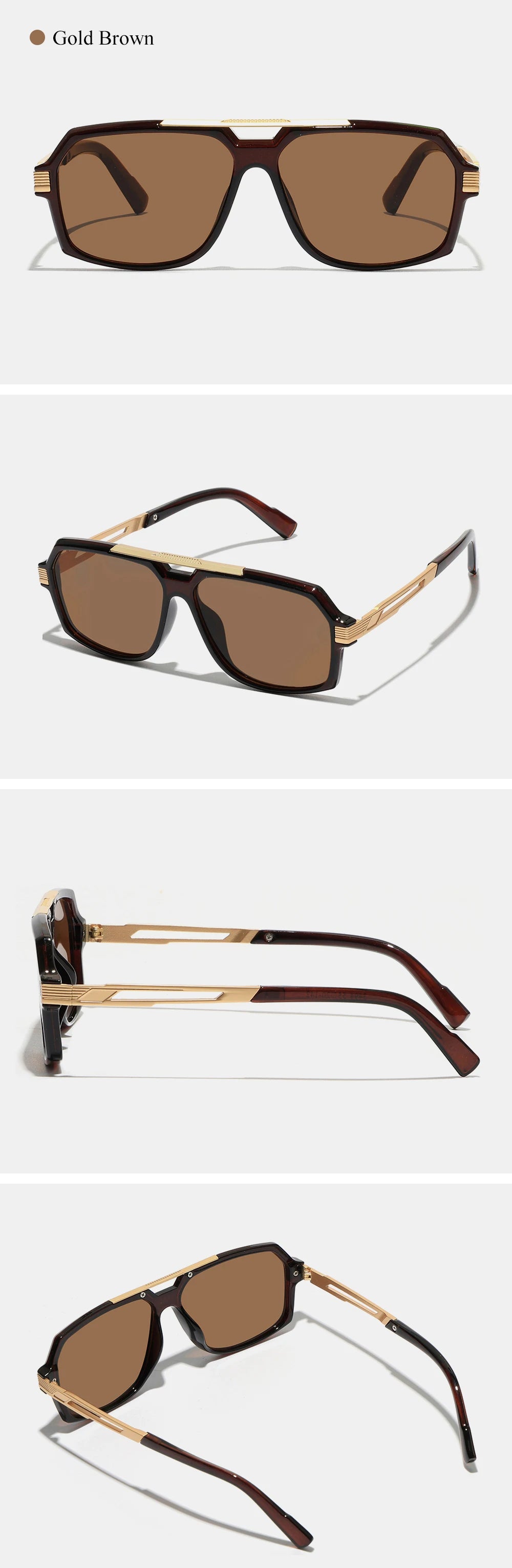 Noxwear - Ruiao Double-Bridge Pilot Sunglasses