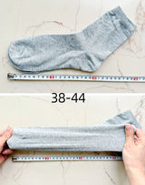 Noxwear - HSS 5/10 Pairs Men's Cotton Blend Socks Black Business Men Socks Soft Breathable Summer Winter for Male Socks Plus Size (6.5-14)