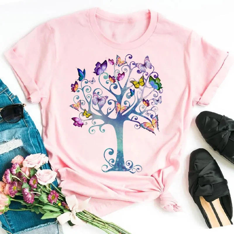 Noxwear - Butterfly Petal Graphic Tee