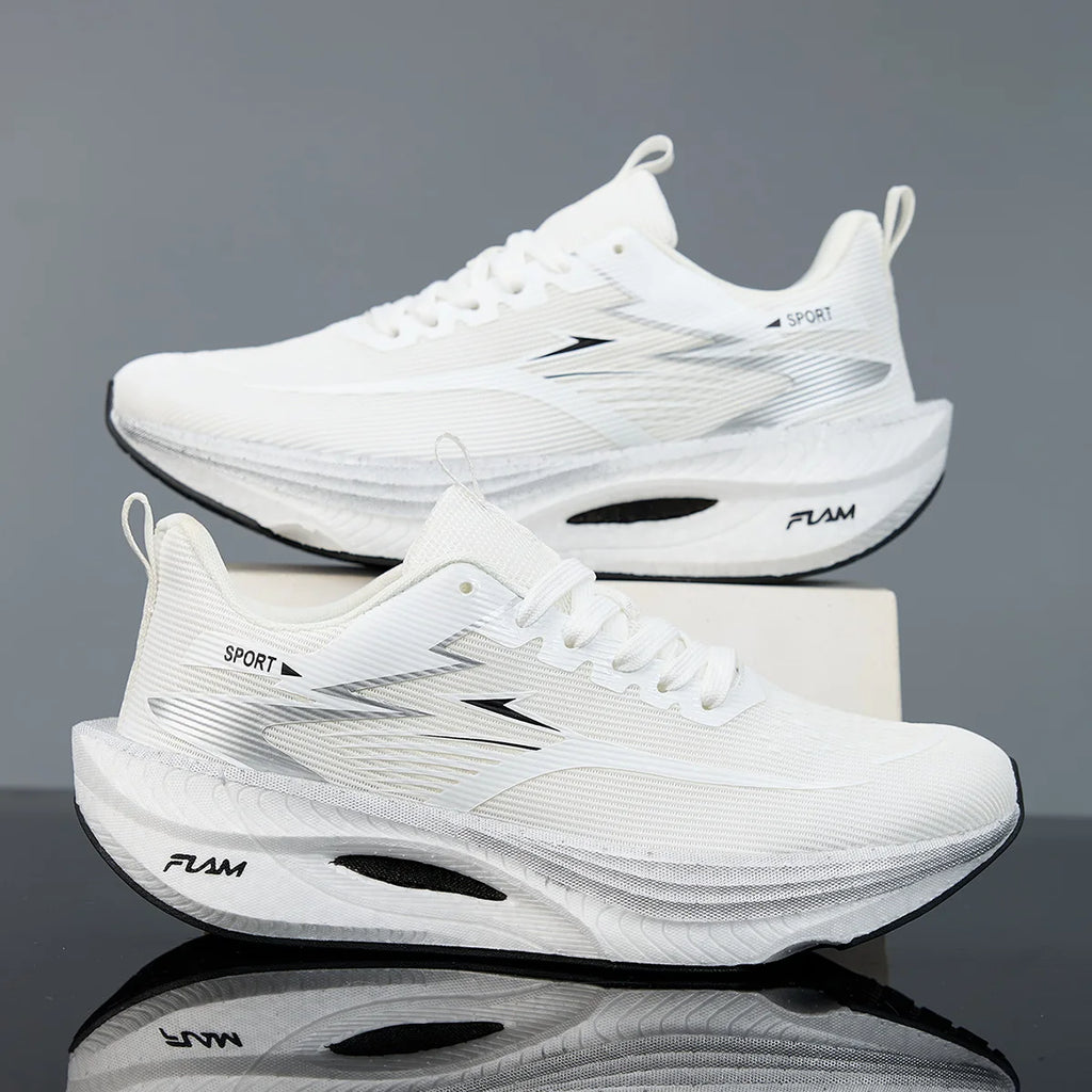 Noxwear - Men Sports Running Shoes Casual Marathon Breathable Lightweight Women's Comfortable Athletic Nonskid Walking Sneakers Outdoors