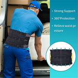 Noxwear - Lower Back Brace with 6 Stays Anti-skid Orthopedic Lumbar Support Breathable Waist Support Belt for Men Women Gym Pain Relief
