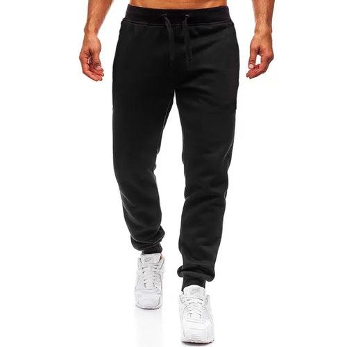 Men’s Sports Jogger Pants in black, featuring an athletic fit and modern style for comfortable workouts and casual wear.
