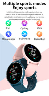 Noxwear - LIGE Smart Watch Women Men Full Touch Screen Bluetooth Call Smartwatch Waterproof Sports Fitness Tracker Watches for Android iOS