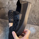 Noxwear - 2025 Autumn New British Style Mens Casual Shoes Fashion Trend Board Shoes Male Flat Shoes Platform Business Casual Loafers Mens