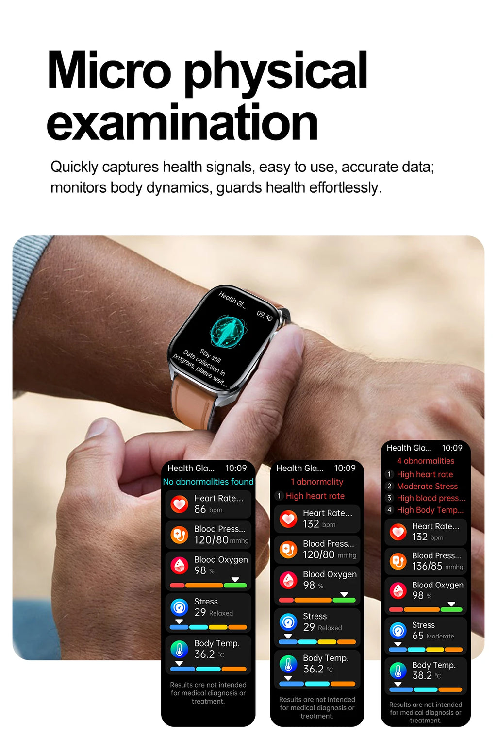 Noxwear - 2025 New Accurate ECG Smart Watch Heart Health Analysis Blood analysis Blood Lipid Blood Pressure BT call Smart Watches For Men