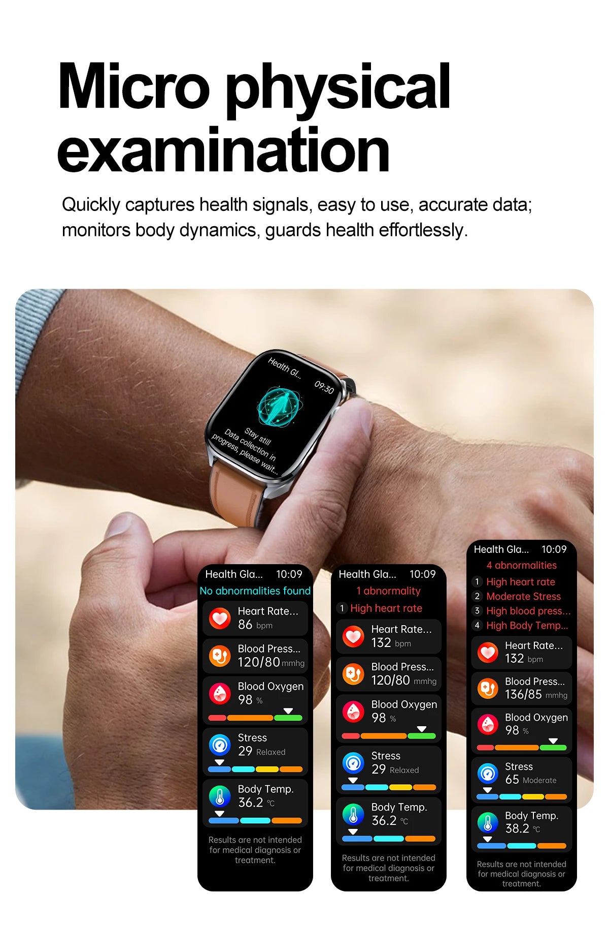 Noxwear - 2025 New Accurate ECG Smart Watch Heart Health Analysis Blood analysis Blood Lipid Blood Pressure BT call Smart Watches For Men