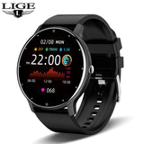 Noxwear - LIGE Smart Watch Women Men Full Touch Screen Bluetooth Call Smartwatch Waterproof Sports Fitness Tracker Watches for Android iOS