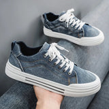 Noxwear - 2026 Trend Men's Casual Canvas Shoes Flats Shoe Hot Korean Style Men Board Shoes Lightweight  Breathable Walking Footwear Hombre