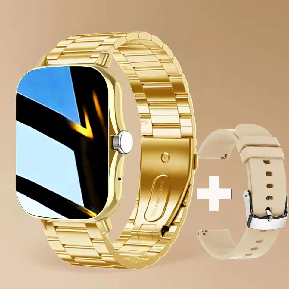 Noxwear - New Smart Watch 2.01 Inch HD Display Answer Make Call Message Preview Sport Modes smartwatch DIY Dial Weather Forecast Men Women
