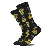 Noxwear - Cotton Happy Funny Socks Men Alien Planet Shark Crazy Design Sokken Unisex Novelty Dinosaur Crew Skateboard Calcetines Hombre