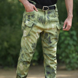 Noxwear - Men's Winter Pants Water Resistant Fleece Lined Snowboard Ski Softshell Tactical Pants with Multi-Pockets Outdoor Work Pants