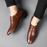 Noxwear - Oxfords Leather Shoes for Men Luxury Big Size 38-50 Men Dress Shoes