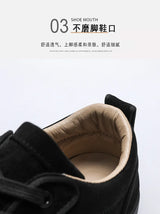 Noxwear - Autumn New Shoes for Men Suede Leather Casual Shoes Fashion Flat Skateboard Shoes Youth Cool Sneaker