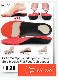 Noxwear - Premium Orthotic Gel Insoles Orthopedic Flat Foot Health Sole Pad For Shoes Insert Arch Support Pad For Plantar fasciitis Unisex