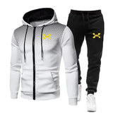 Noxwear-2025 Fashion Tracksuit For Men Hoodie Fitness Gym Clothing Men Running Set Sportswear Jogger Men'S Tracksuit Winter Suit Sports