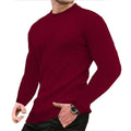 Noxwear - Men's coat fashion small check Waffle youth round neck jacquard check hoodie