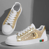 Noxwea - New Shoes for Men Leather Casual Shoes Trend Flat Skateboard Shoes Youth Street Cool Lace-up Sneaker