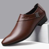 Noxwear - Oxfords Leather Shoes for Men Luxury Big Size 38-50 Men Dress Shoes