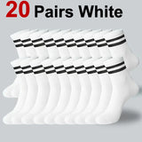 Noxwear - Breathable Striped Casual Socks – 10/20 Pack