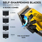 Noxwear - T9 Vintage Men's Electric Hair Clipper Beard Trimmer/Rechargeable Hair Cutting Machine With Nose Hair Trimmer Kit Boyfriend Gift