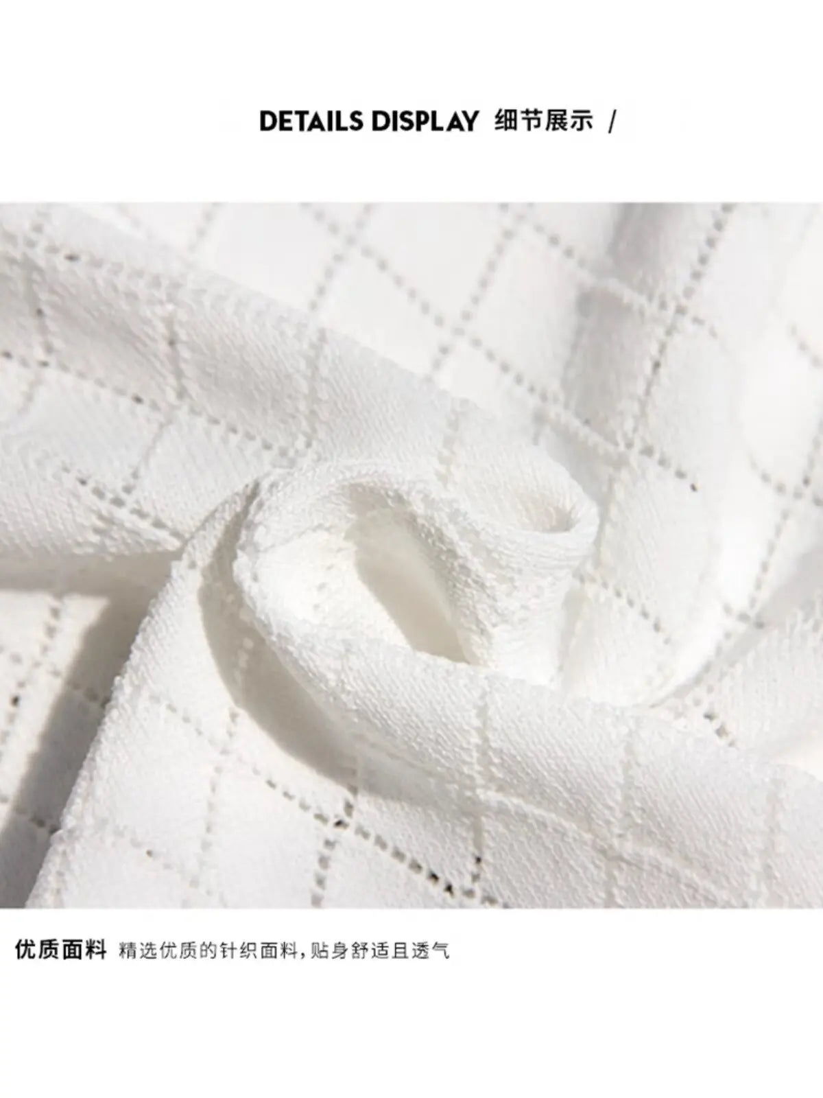 Noxwear - Men's Ice Silk Hollow V-neck T-shirt Top Summer Cool Thin Style Chicken Heart Short Sleeves Knitted Top