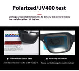 Noxwear - BWM Luxury Polarized Sunglasses Men UV Anti-Glare Driving Cycling Fishing Outdoor Beach Hiking Sunglasses Mirror Color Film