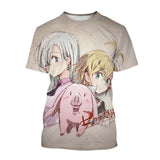 Noxwear - Summer Hot selling Anime Character Creative Design 3D Printing Cool and Personalized Fashion T-shirt