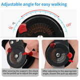 Noxwear - Model Orthopedic Support Stabilizer After Surgery Adjustable Hinged Knee Brace Knee Joint Fixation Stretcher Health Care