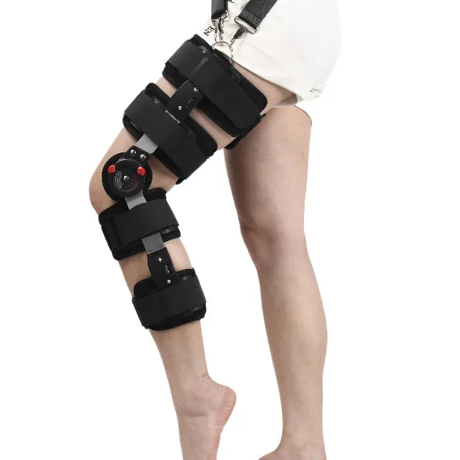 Noxwear - Model Orthopedic Support Stabilizer After Surgery Adjustable Hinged Knee Brace Knee Joint Fixation Stretcher Health Care