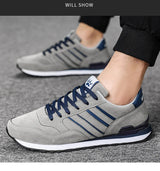 Noxwear - Artificial Leather Men Causal Shoes Male Spring Men Casual Light Shoes Sneakers Lac-up Flats Breathable Outdoors Sapato