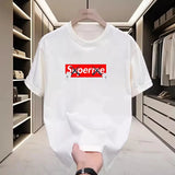 Noxwear - New Design Trendy Brand Loose Men's and Women's T-shirts Pure Cotton Sports Fashion Casual Sports Boys and Girls Tops