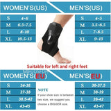 Ankle Brace for Sprained Ankle Support with Side Stabilizers for Men Women Ankle Splint Stabilizer Recovery Tendonitis